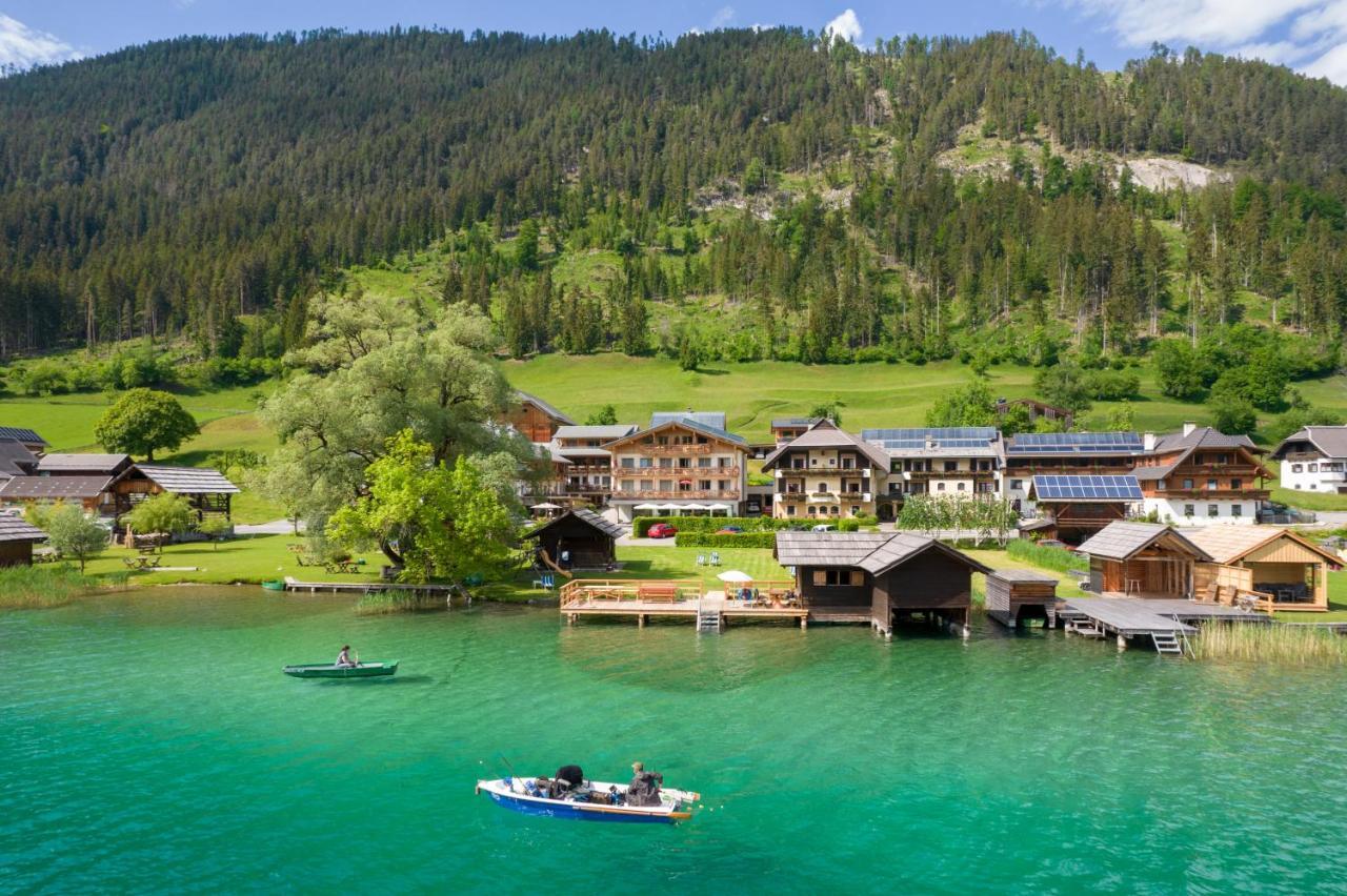 Draxl-Hof Ferienwohnungen Weissensee Exterior foto